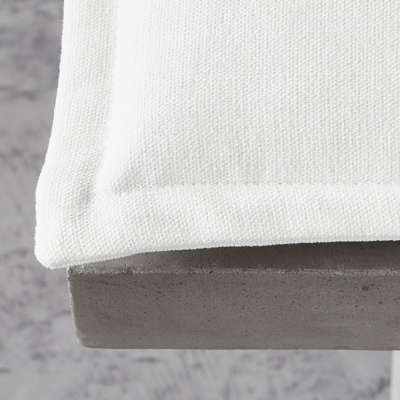 Large White Bench Cushion - image 3 of 5