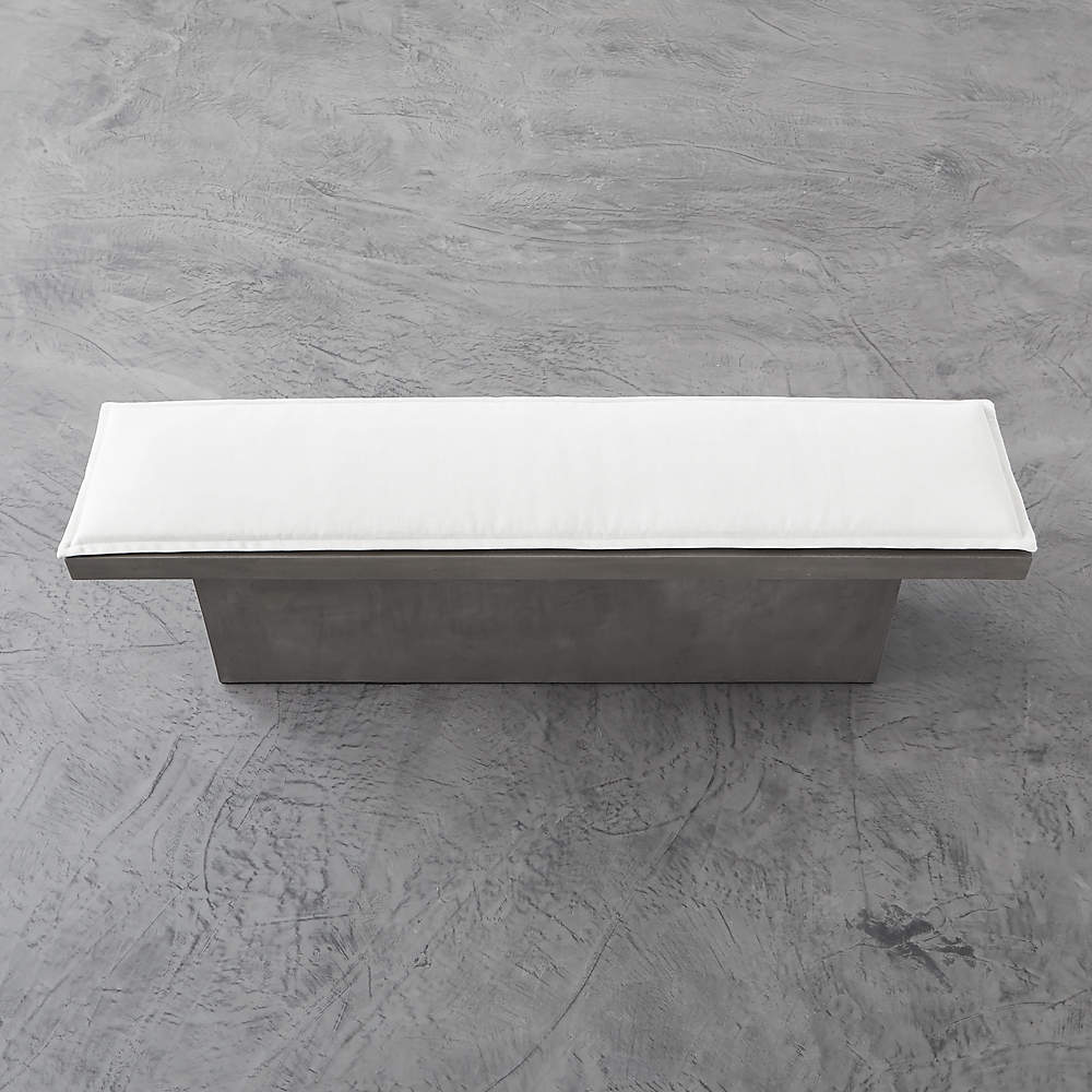 Cb2 white store bench