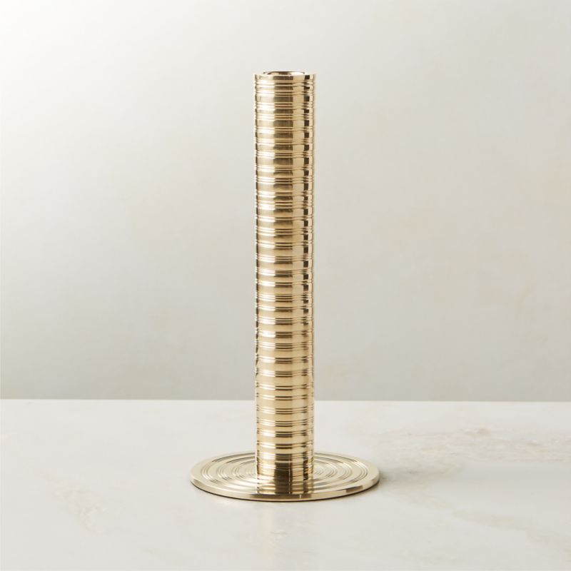 Spencer Brass Taper Candle Holder Small + Reviews