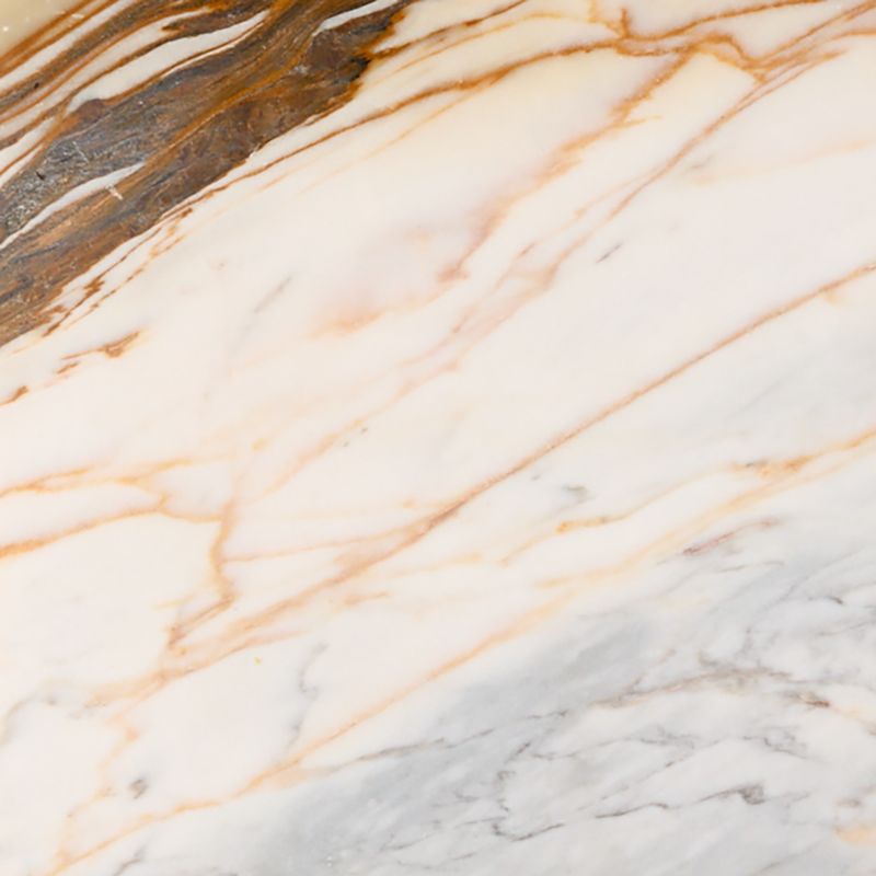 Spesso 54" 2-Drawer Marble and Walnut Desk - image 10 of 14