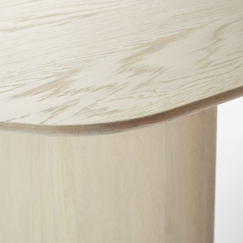 Spigolo 84" Bleached Oak Dining Table by goop - image 6 of 9