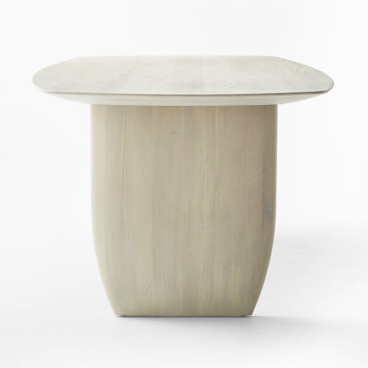 Spigolo 84" Bleached Oak Dining Table by goop