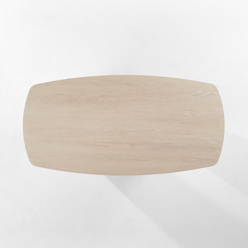 Spigolo 84" Bleached Oak Dining Table by goop - image 7 of 9