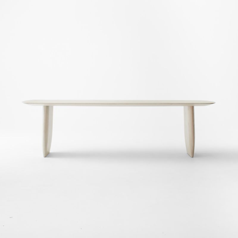 Spigolo 107" Bleached Oak Dining Table by goop - image 5 of 12