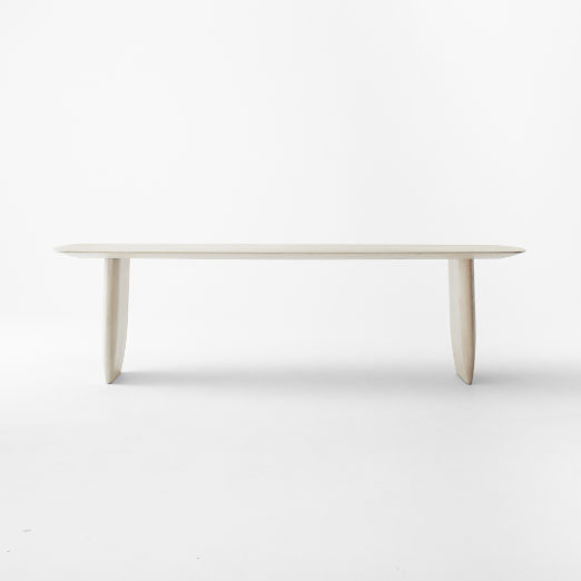 Spigolo 107" Bleached Oak Dining Table by goop