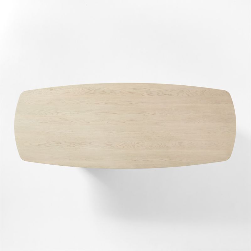 Spigolo 107" Bleached Oak Dining Table by goop - image 9 of 12