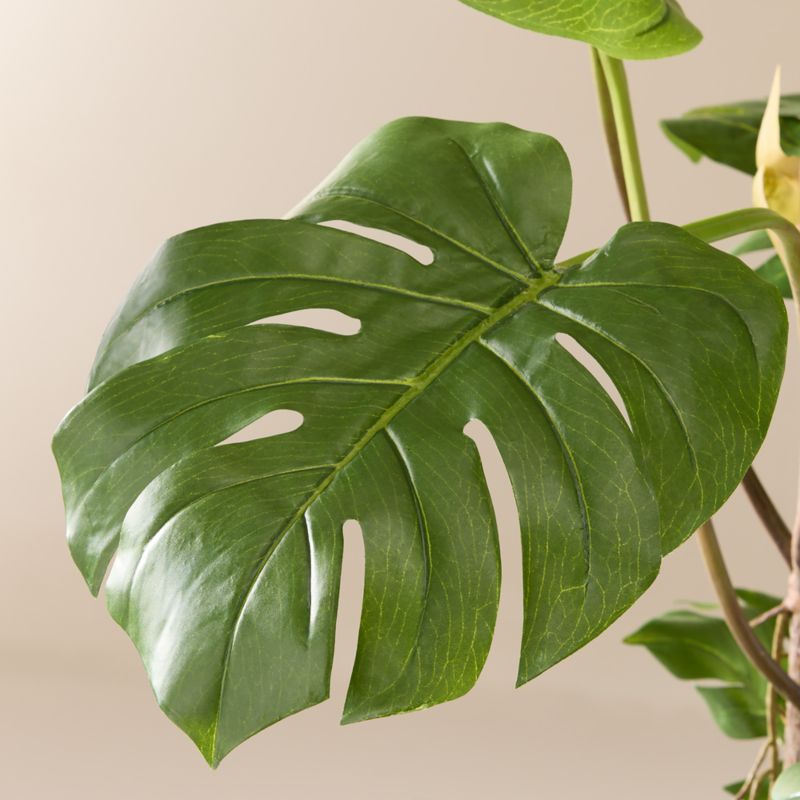 Faux Potted Split Philodendron Tree 7' - image 2 of 3