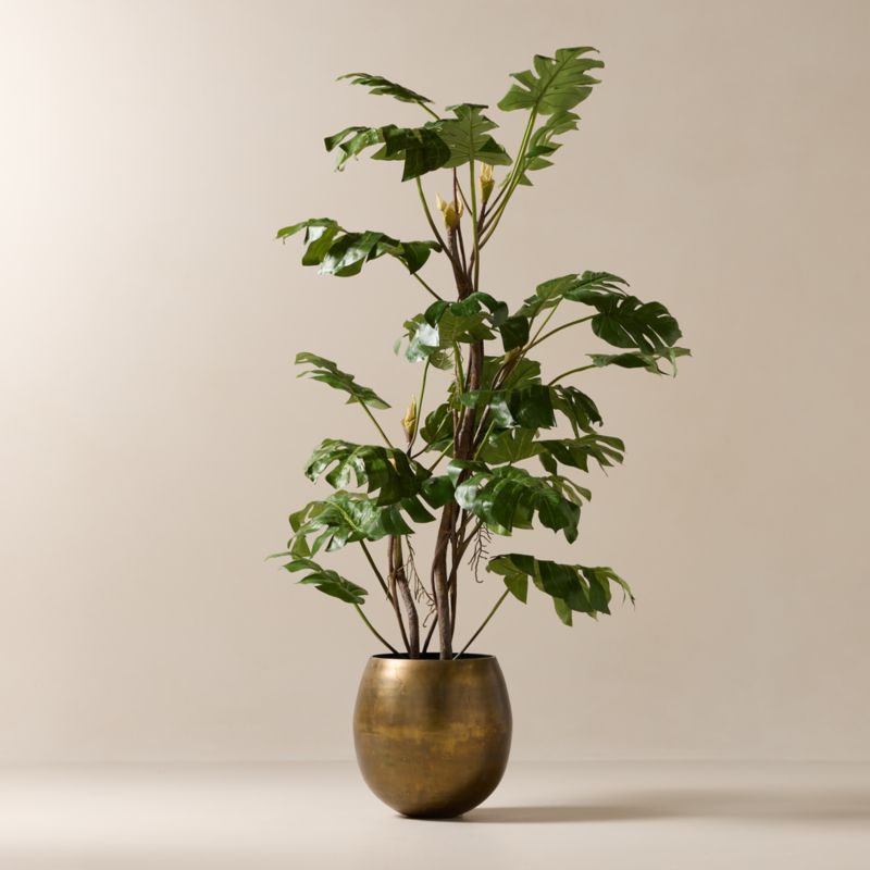 Faux Potted Split Philodendron Tree 7' - image 1 of 3