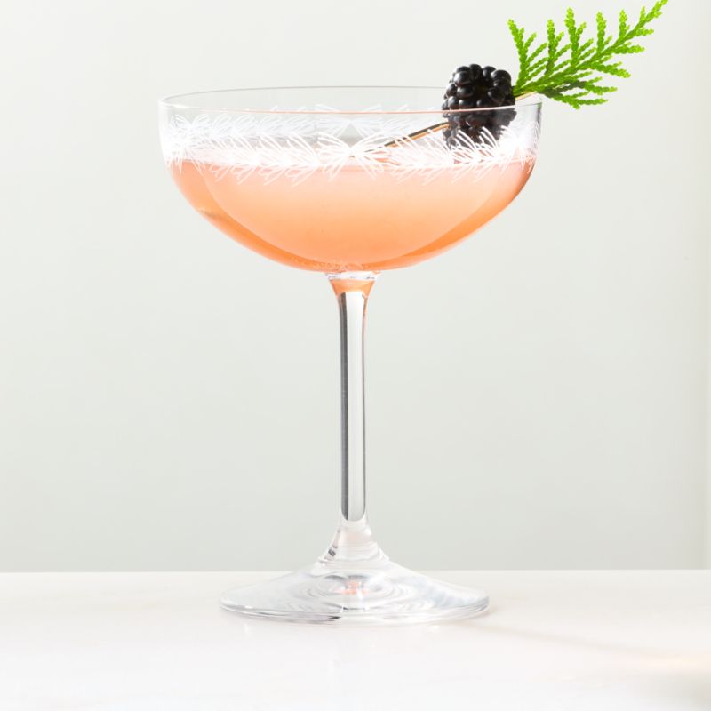 Spruce Etched Cocktail Glasses Set of 8 - image 2 of 4