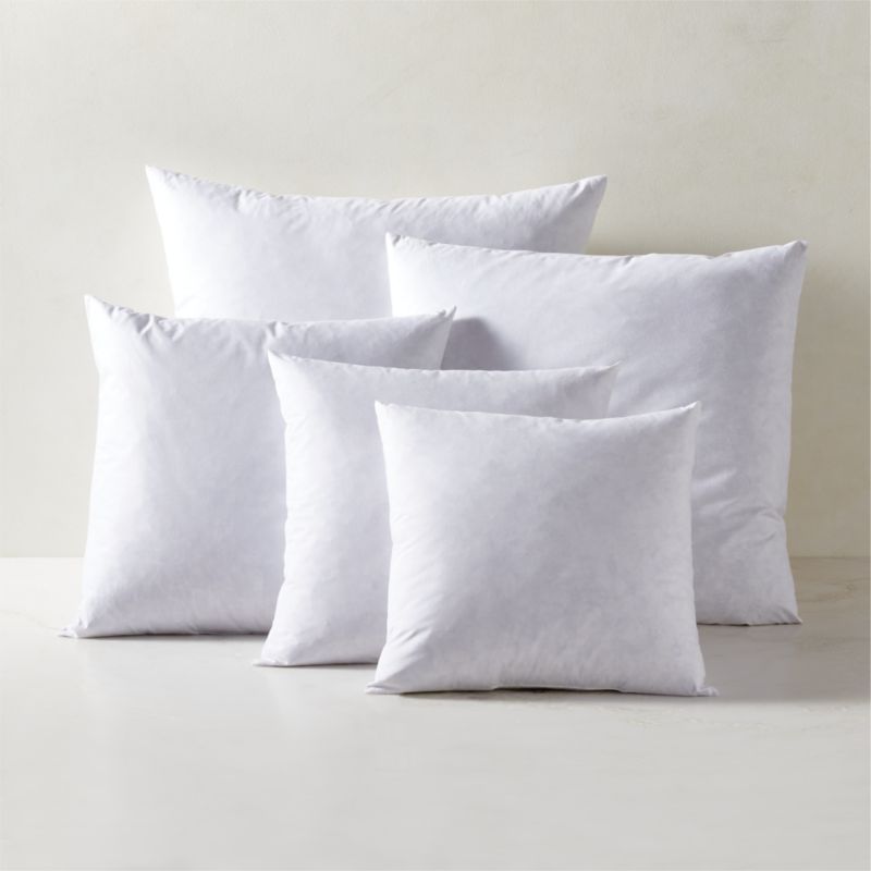 Feather filled decorative pillows sale