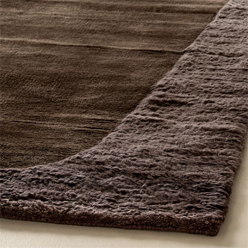St. Mary Hand-Knotted Dark Taupe New Zealand Wool Area Rug 8'x10' by Casa Dean by Swizz Beatz - image 1 of 5