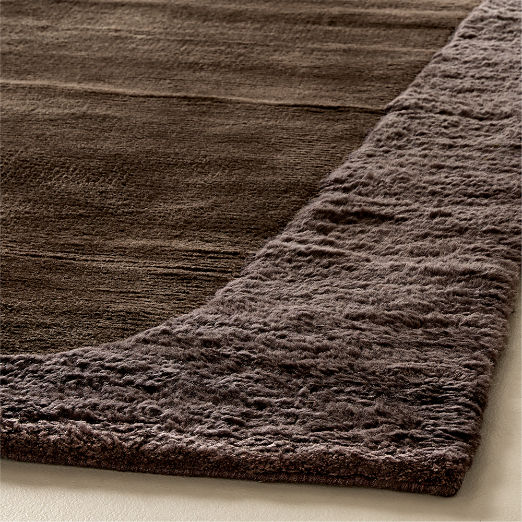 St. Mary Hand-Knotted Dark Taupe New Zealand Wool Area Rug by Casa Dean by Swizz Beatz