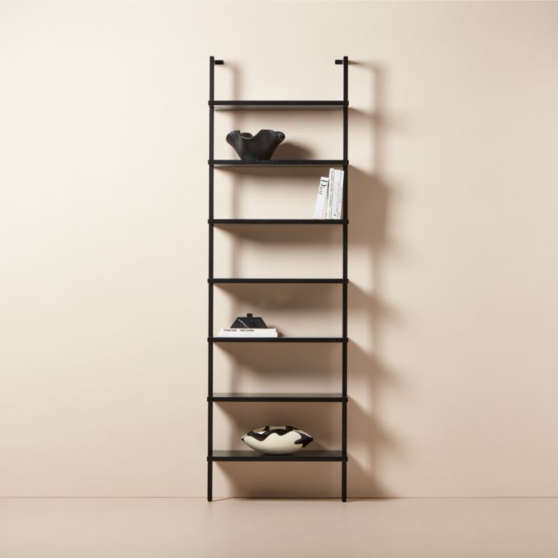 Cb2 staircase deals bookshelf