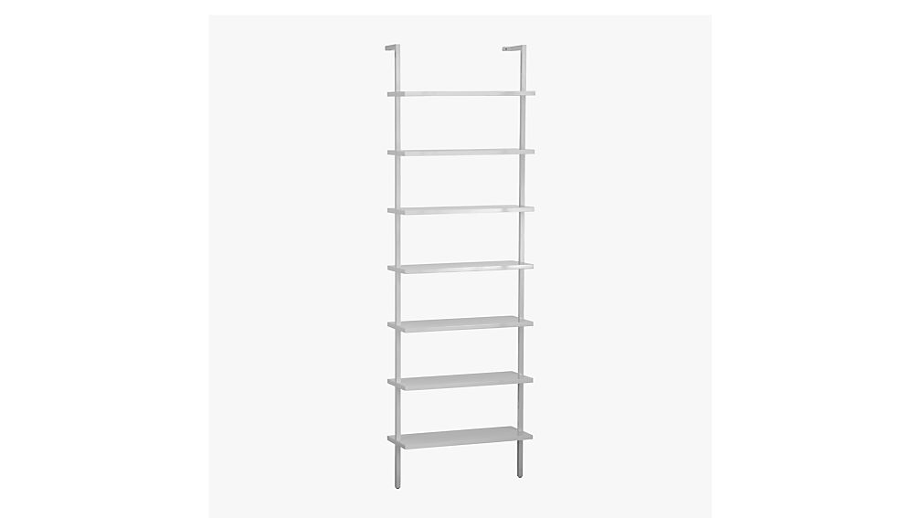 Stairway White Ladder Bookcase Reviews Cb2