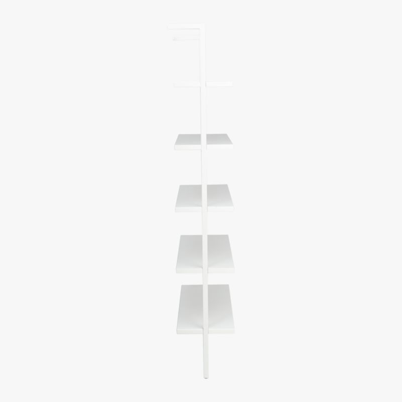 Stairway 72.5" White Metal Wall Mount Bookcase - image 5 of 6