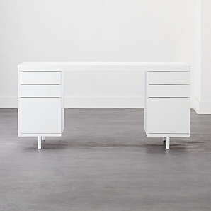 cb2 l shaped desk