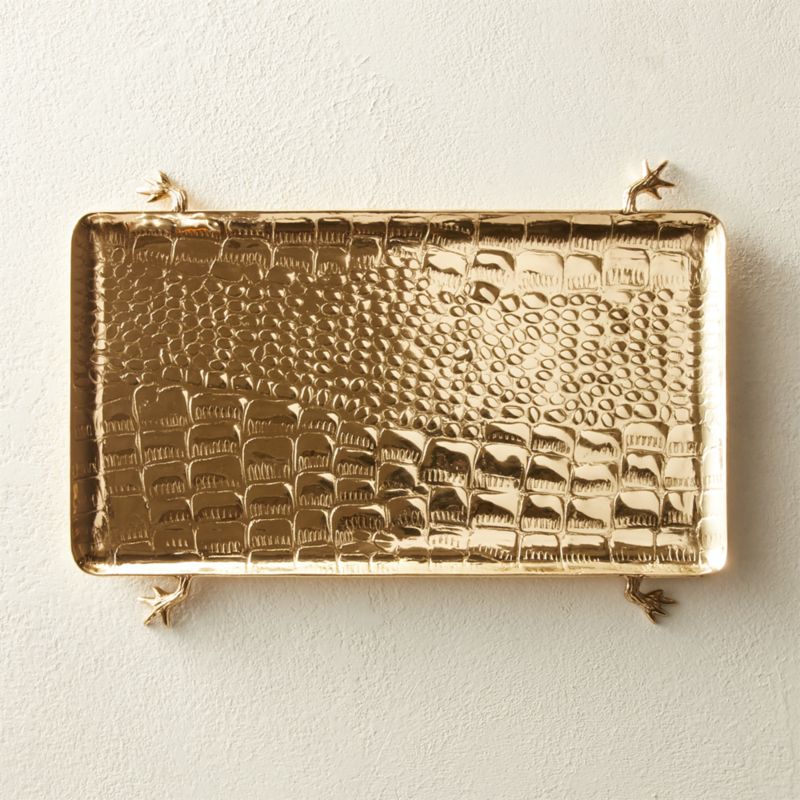 View Stalk Gold Serving Platter details