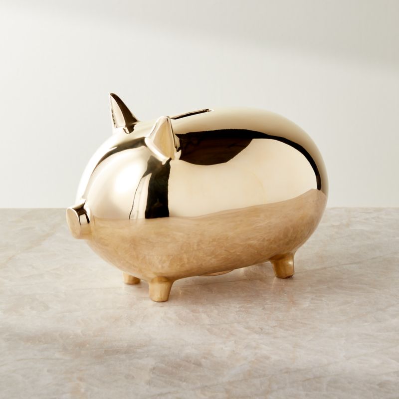 View Stanley Brass Piggy Bank details