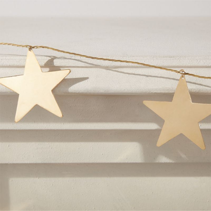 Brass Star Garland - image 1 of 2