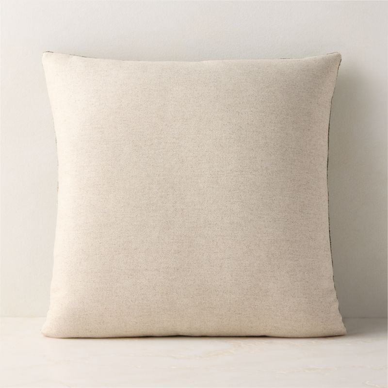 Starla Green Turkish Silk Throw Pillow with Down-Alternative Insert 20"x20" - image 2 of 5
