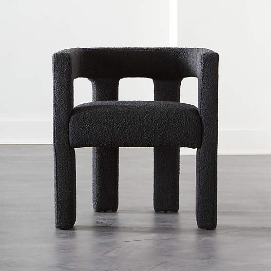 Nadia Black Cane Chair + Reviews CB2