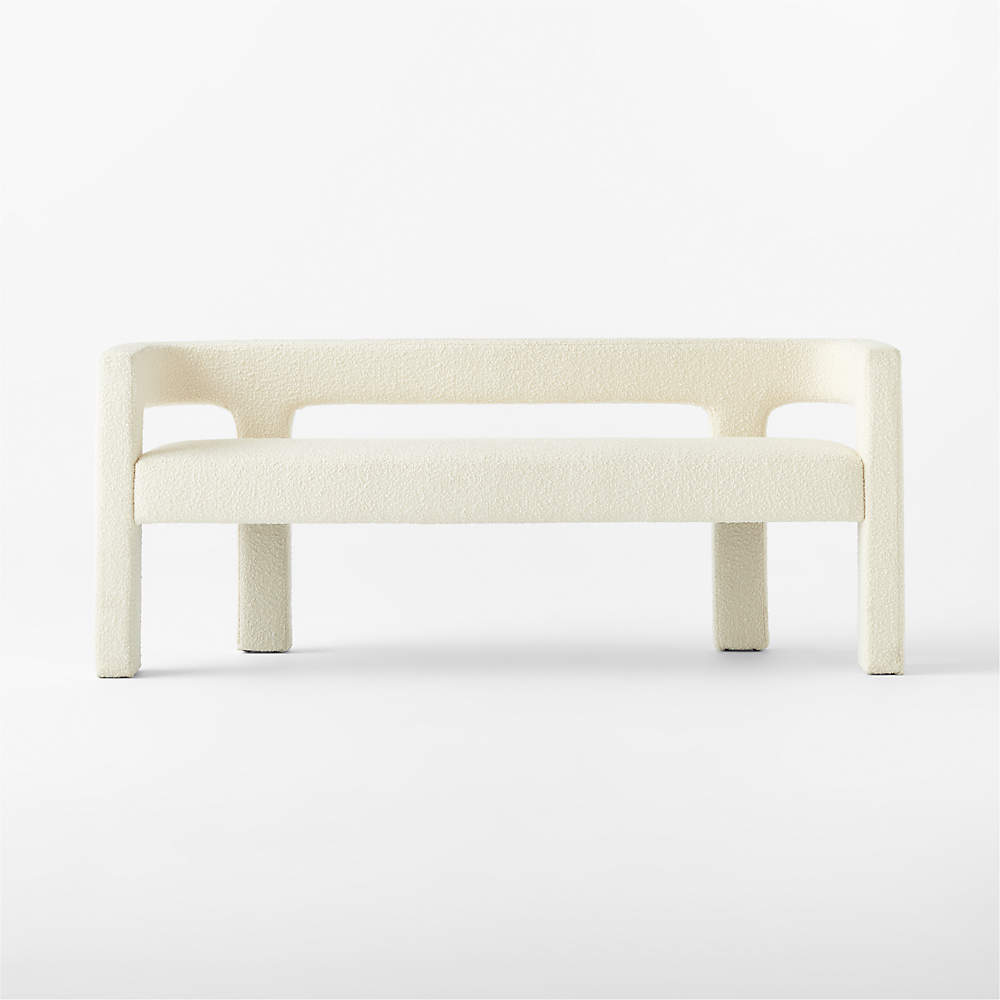 Cb2 boucle outlet bench