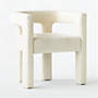 View Stature Ivory Dining Armchair - image 9 of 12