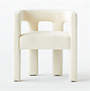 View Stature Ivory Dining Armchair - image 8 of 12