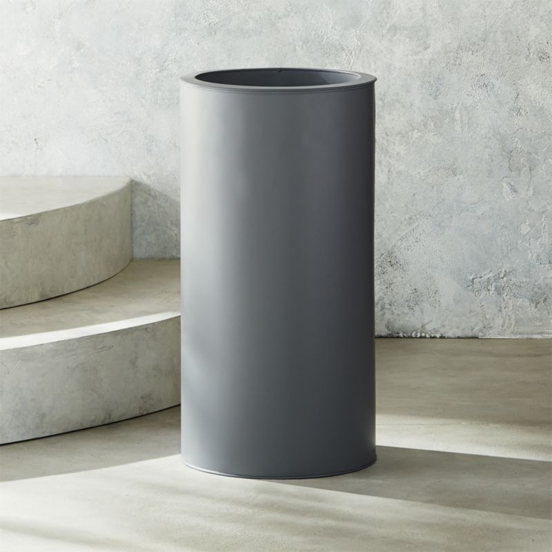 Stax Planter Medium Grey + Reviews | CB2