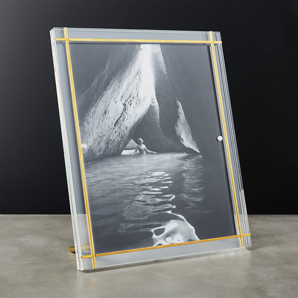 Stella Brass Inlay Acrylic Photo Frame 8"x10"