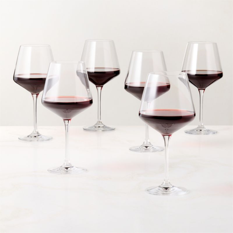 View Stella Red Wine Glasses Set of 6 details