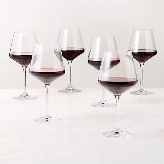 Stella Red Wine Glasses Set of 6