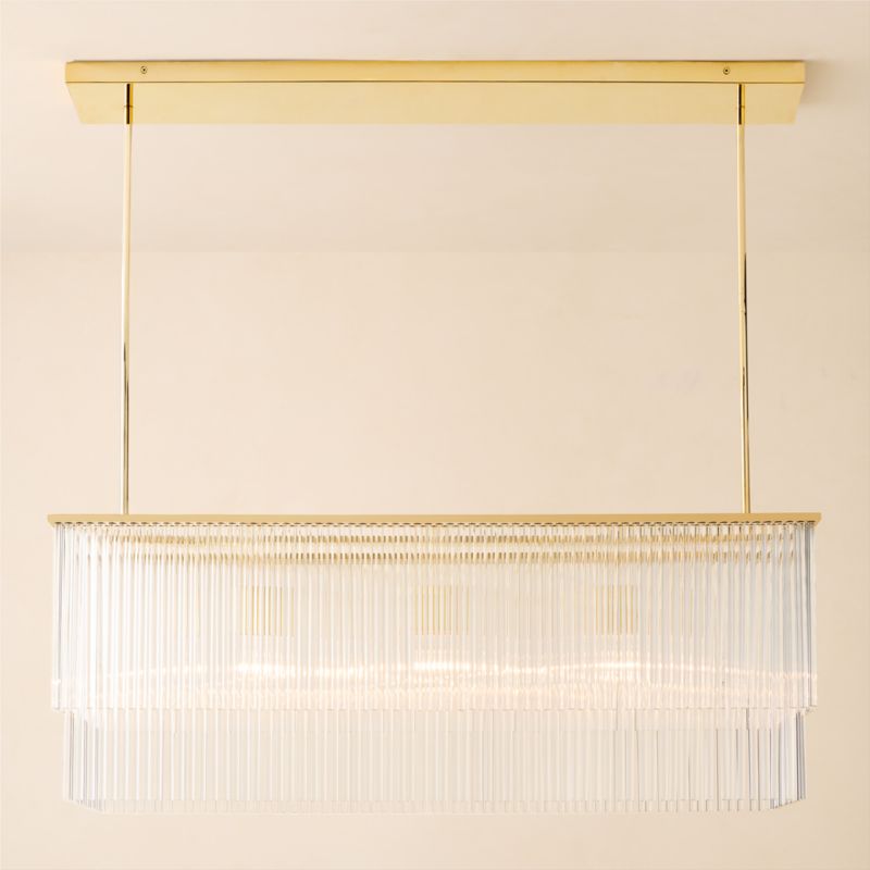 Viewing product image Stellar 2-Tier Glass Chandelier Light - image 1 of 8