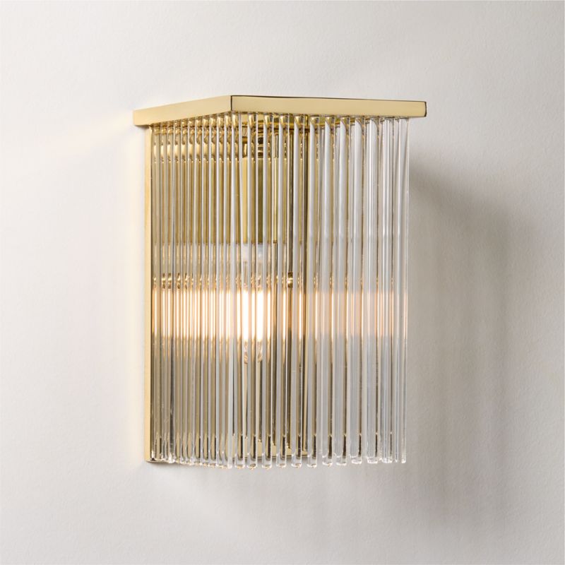 Viewing product image Stellar Glass Wall Sconce 8" - image 1 of 3