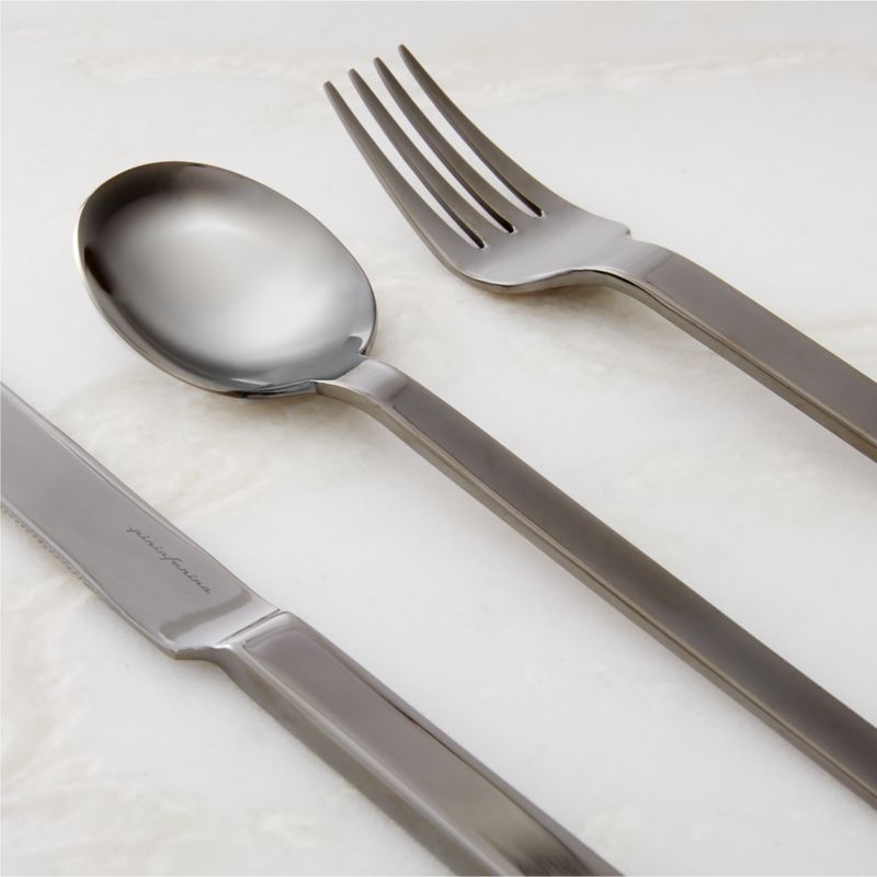 Mepra Stile 5-Piece Polished Black Flatware Set - image 1 of 5