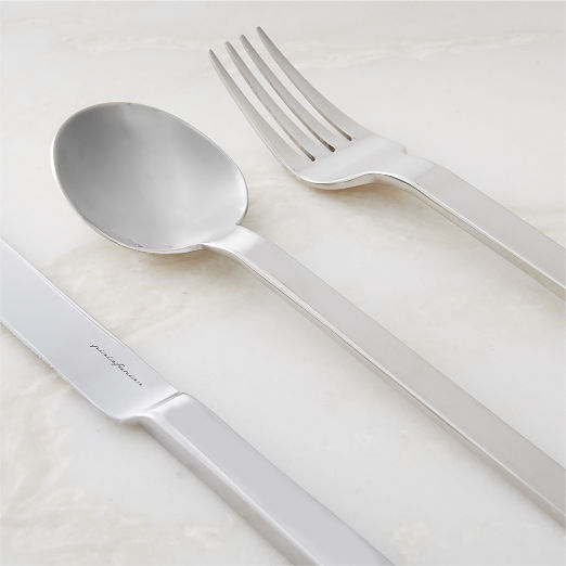 Mepra Stile 5-Piece Polished Silver Flatware Set