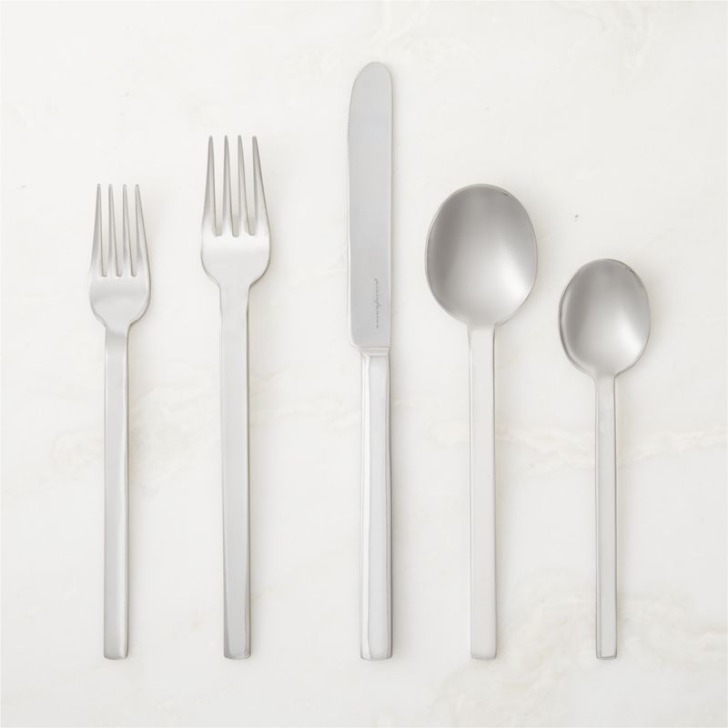 View Mepra Stile 5-Piece Polished Silver Flatware Set details