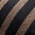 Stills Taupe and Black Alpaca Wool Throw Pillow with Down-Alternative Insert 23"