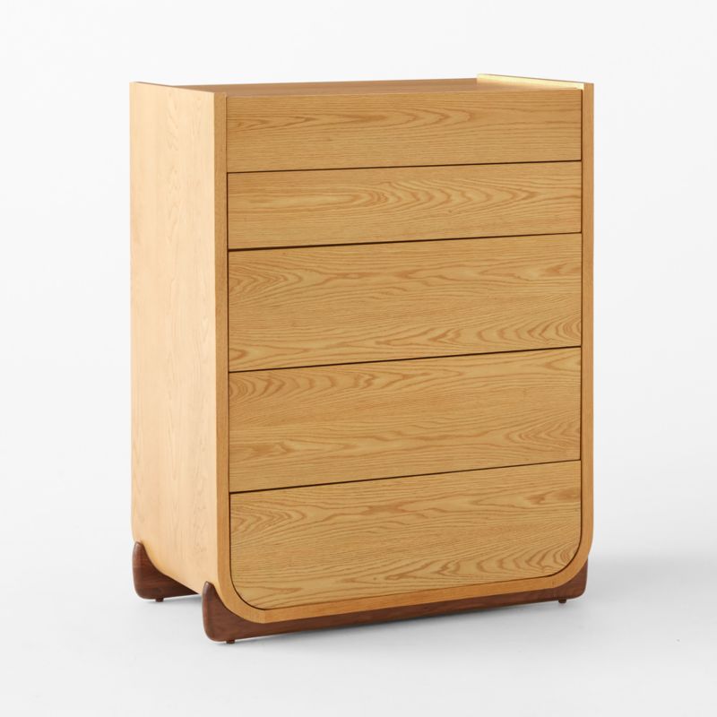 Stivale 5-Drawer Oak Dresser - image 5 of 10