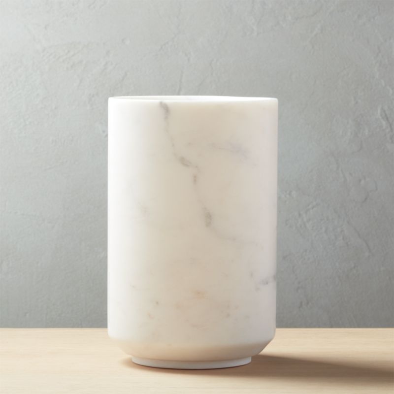 GAURI KOHLI Slovenia Marble Wine Chiller - White