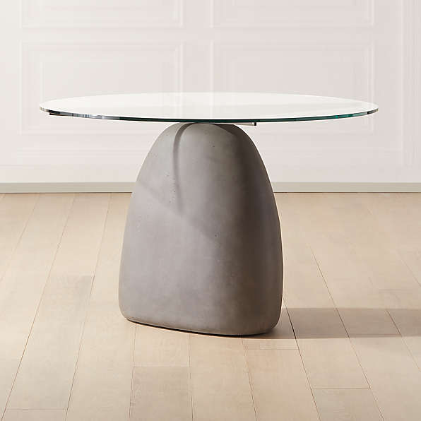 stone ivory round dining table