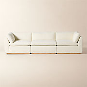 Stormo 3-Piece Ivory Boucle Sectional Sofa
