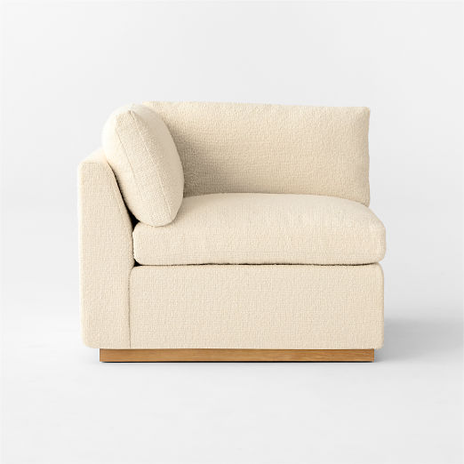 Stormo Ivory Boucle Corner Chair