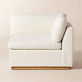 Stormo 4-Piece L-Shaped Ivory Boucle Sectional Sofa