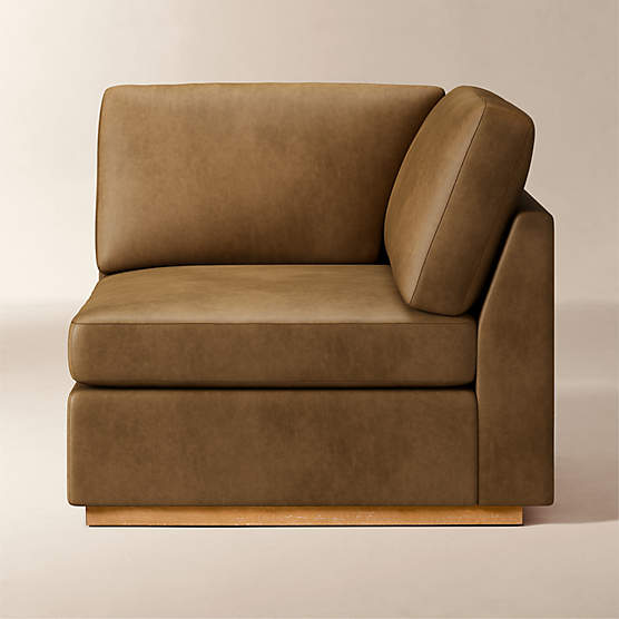 Stormo Leather Corner Chair