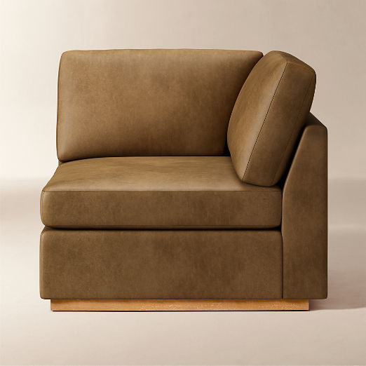 Stormo Leather Corner Chair