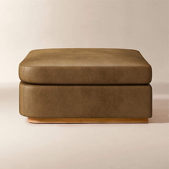 Stormo Leather Ottoman