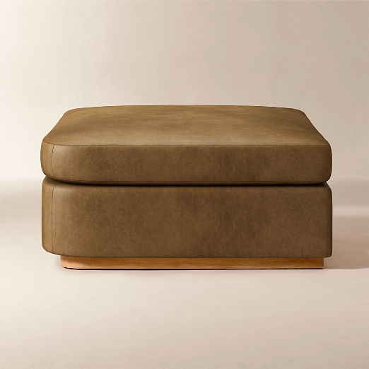 Stormo Leather Ottoman