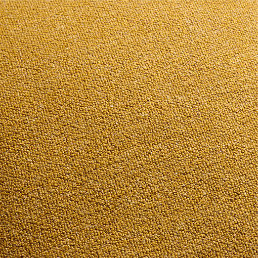 Strada Dull Gold Tweed Italian Wool Throw Pillow with Down Alternative Insert 20"x20"