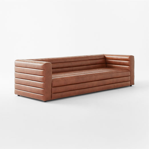 Strato Extra-Large Leather Sofa Bello Saddle